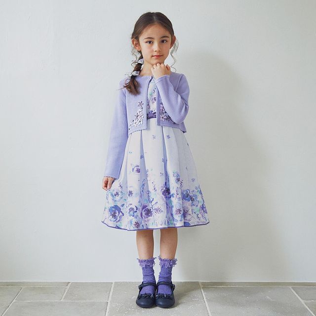 激安単価で ANNA SUI mini♡水彩画セレモニーワンピース♡XL kids