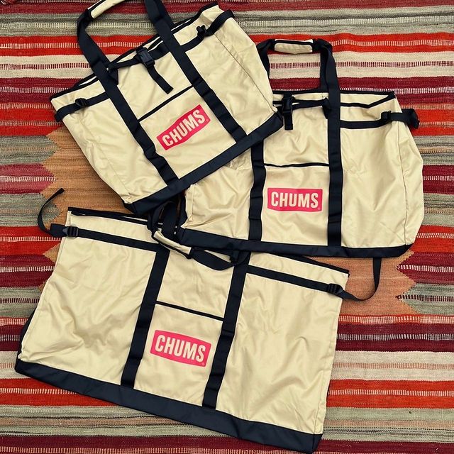 CHUMS Logo Camp Tote M/チャムスロゴキャンプトートM(収納ケース)(Free Beige): キャンプ用品|CHUMS(チャムス )|アウトドアファッション公式通販