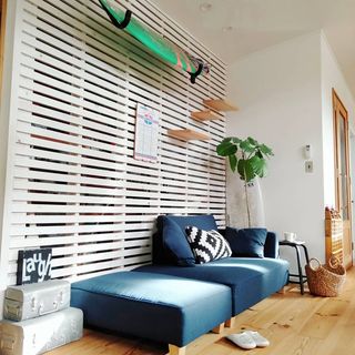 コンパクトサイズが魅力！2人掛けカウチソファ ファブリック仕様