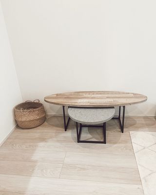 サイドテーブル ネストテーブル 2点セット[幅50-119] TS2TB | 【公式