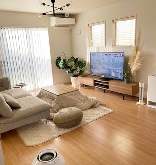 シャビーナチュラルのローテレビ台(国産)人気の木目調で各サイズの