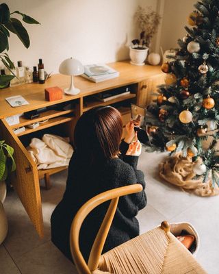 クリスマスツリー 約30cmショコラティエ❣️２つセット‼️ クリスマスツリー オーナメント 豪華アソートセット 100ピース