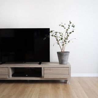 木製ローテレビ台 納得の収納力(オーク/ウォルナット/ダークブラウン