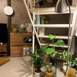 瞬間お値下げ❣️ミニ　ヴィンテージ　棚　レコード棚　書類棚ミツロウ仕上げ 幅90] ディスプレイラック ヴィンテージ風 フラップ扉 収納棚