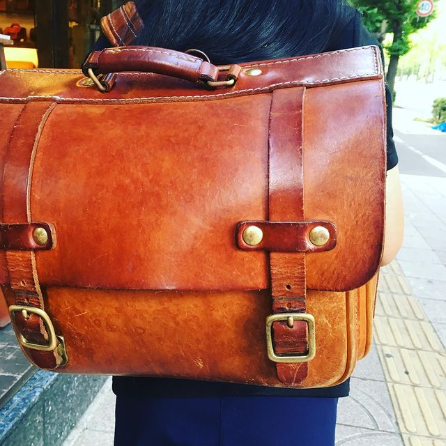 HERZ ヘルツ 横型ランドセル リュック レッド アンバー スクールバッグ 