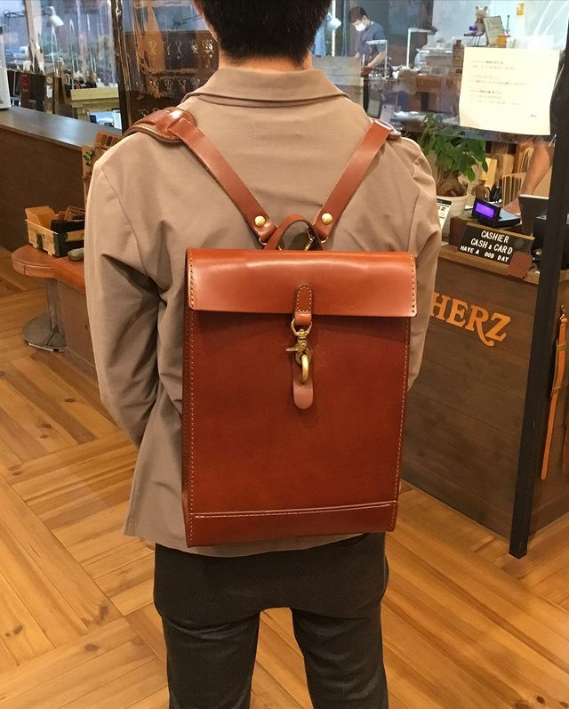 リュック・バックパック | 日本製本革レザーリュック「革鞄のHERZ 