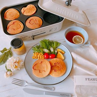 Peanutsコンパクトホットプレート エクリュの通販 Bruno Online 旧idea Online Peanutsコンパクトホットプレート エクリュの通販 Bruno Online 旧idea Online
