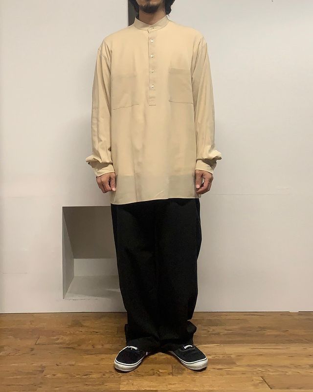 予約販売品】【予約販売品】20SS AURALEE SHUTTLE GEORGETTE SHIRTS