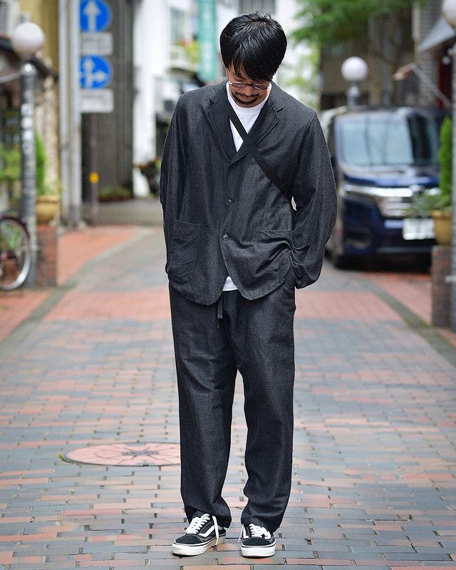 COMOLI 19aw ウールシルクテーパードパンツ - 通販 - gofukuyasan.com