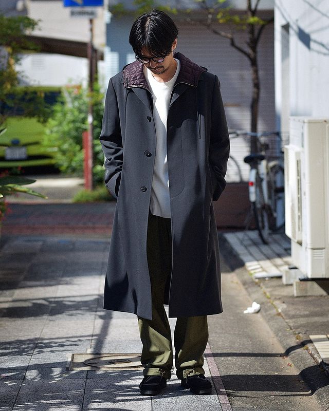 スタイリッシュシンプル WOOL MAX GABARDINE JACKET