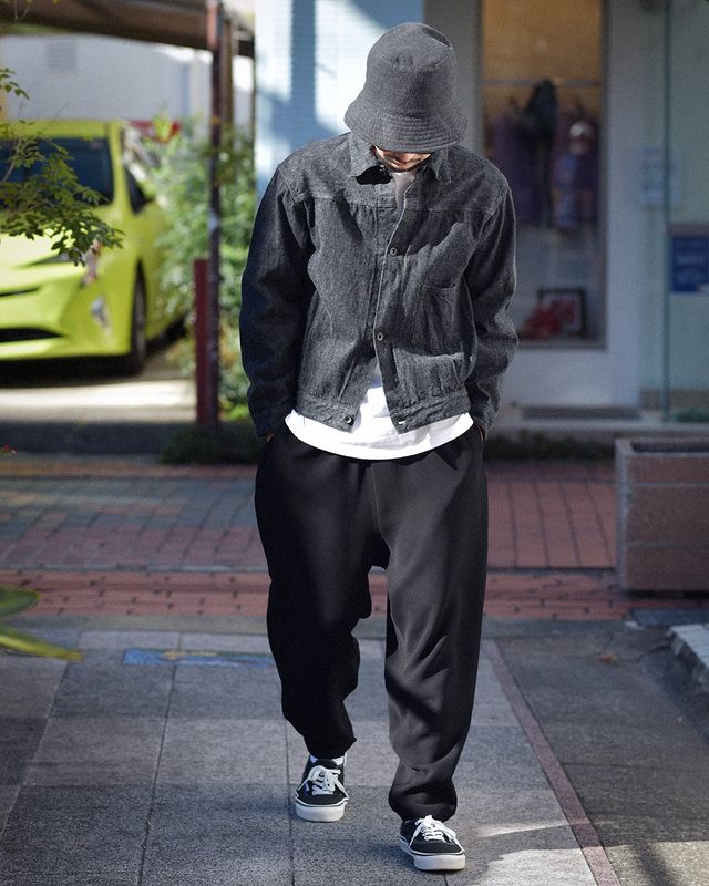 comoli 21SS デニムジャケット BLACK/ECRU 3 | yoshi-sushi.ca