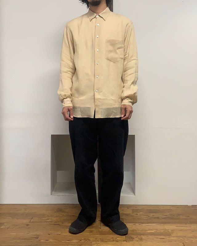 新品】AURALEE SEE THROUGH LINEN SHIRTS 4 www.innoviafilms.com