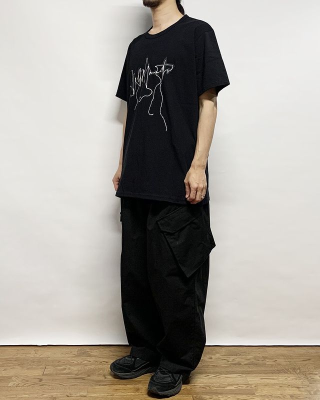 ヨウジヤマモトBLACK Scandal RIPSTOP 12TACKPANTS-