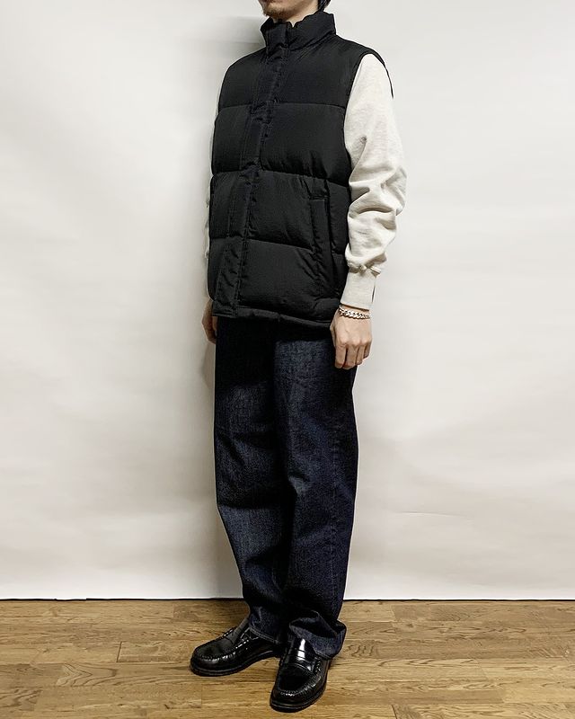 AURALEE / オーラリー | SUVIN HIGH COUNT CLOTH DOWN VEST - Black