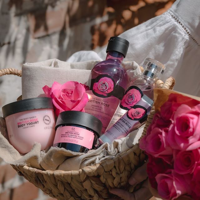 THE BODY SHOP BRITISH ROSE ハンドクリーム