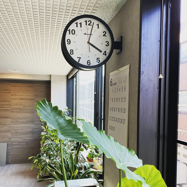 DULTON ONLINE SHOP | DOUBLE FACES WALL CLOCK BLACK(BLACK): ハウス