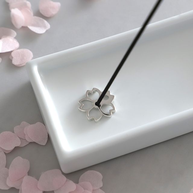 ウェブショップ銀製香立 桜: 香りとともに【公式】お香の専門店 松栄堂