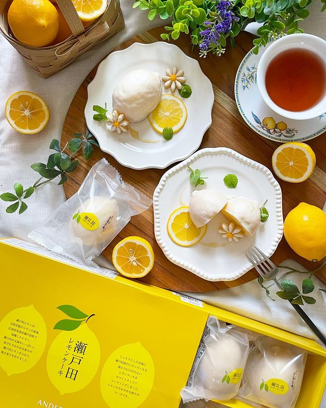 瀬戸田レモンケーキ ８個入 スイーツ アンデルセンのパン通販サイト パンの通信販売 ギフトのショッピングはアンデルセンネット