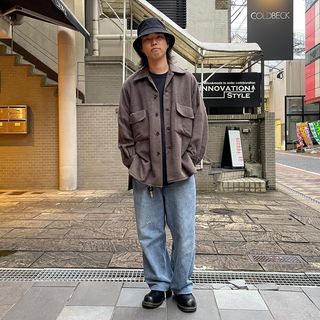 エバニュー YOKE 22AW Cotton Yak Oversized Shirt シャツ | medicine ...