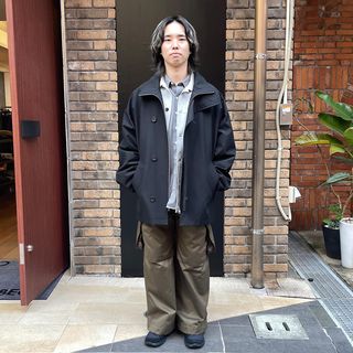 Tamme(タム) KNEE TUCK WIDE CARGO PANTS - COLDBECK ONLINE（コール