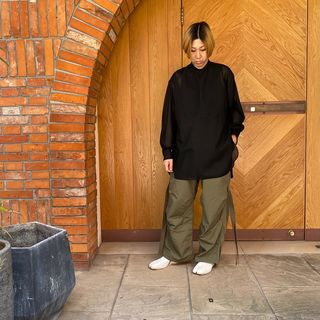 HYKE(ハイク) W/P VOILE BIB FRONT SHIRT - COLDBECK ONLINE（コール