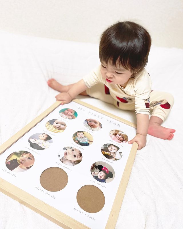 SALE】マンスリーフォトフレーム: 日用品・ベビーキッズ雑貨