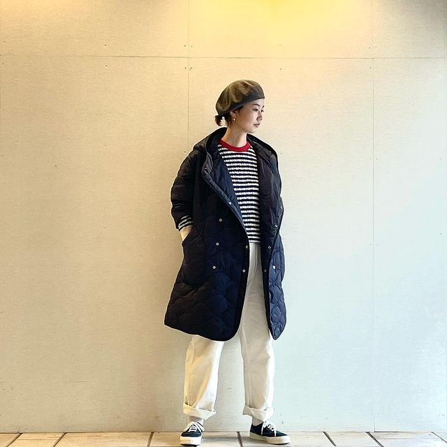 45Rナイロンキルトの908ヨッティングコート: WOMEN|45R