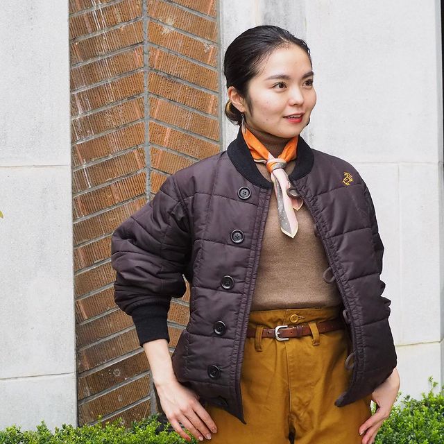 45R厚ナイロンの908キルトブルゾン: WOMEN|45R