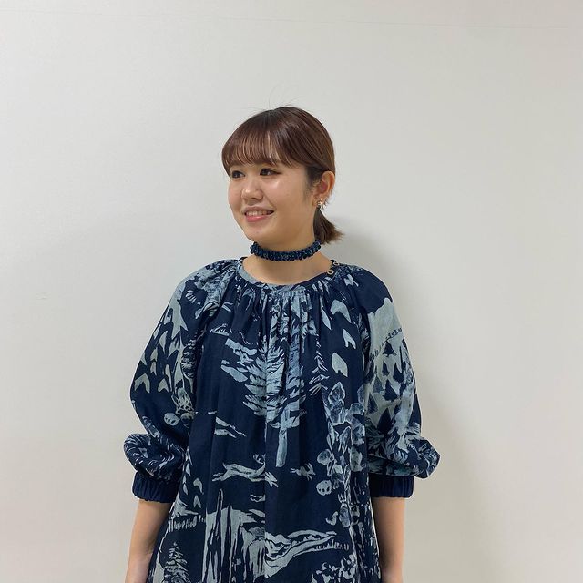 UNISEX S/M 45R YAMALOHAプリントのチロルドレス(インディゴ) | ochge.org