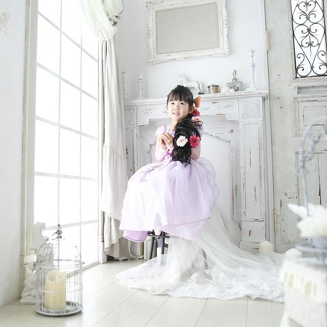 ディズニープリンセス ドレス リトルプリンセスルーム ディズニーコレクション ラプンツェル 子供用プリンセスドレス ディズニー コスチューム販売店 リトルプリンセスルーム