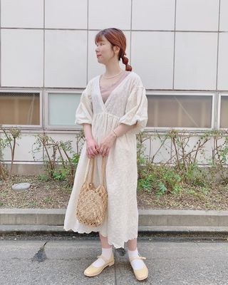 クリスプ ワンピース 2wayカットワークバルーンワンピース C2k2843 Crisp公式通販サイト