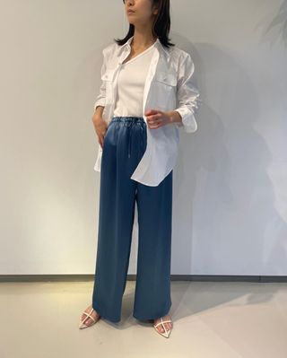 エストネーション別注　マディソンブルー　パール　シャツ　ハンプトン シャツ/ブラウス(七分/長袖) 【サイズ交換ＯＫ】
