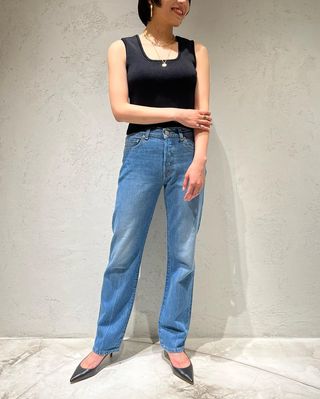 NAILS / NUDE ローライズストレートデニムパンツ｜ESTNATION ONLINE