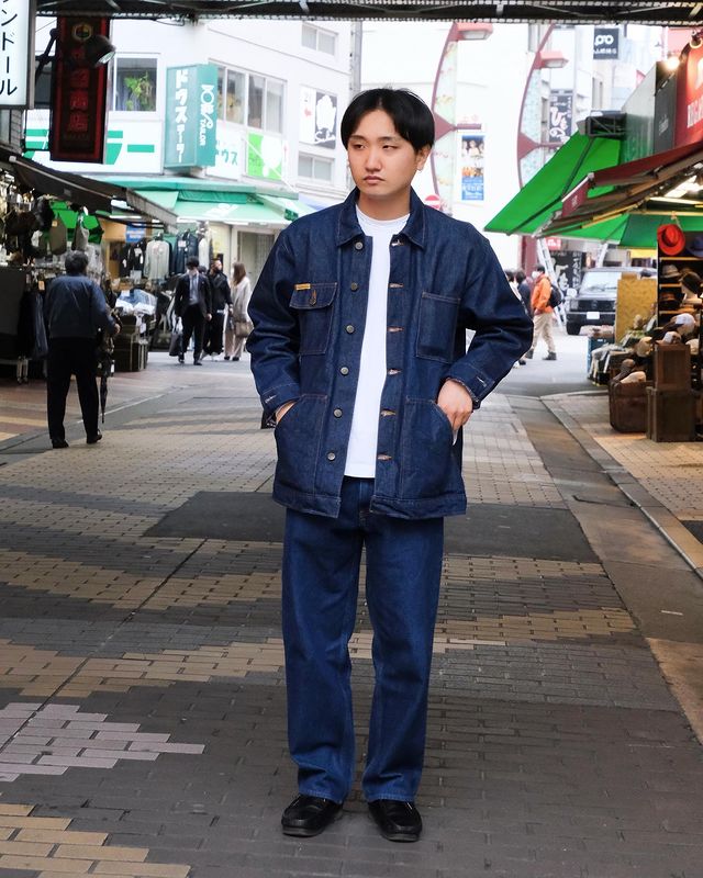 囚人達のハンドメイド PRISON BLUES DENIM YARD COAT www.eidmann-gmbh.de