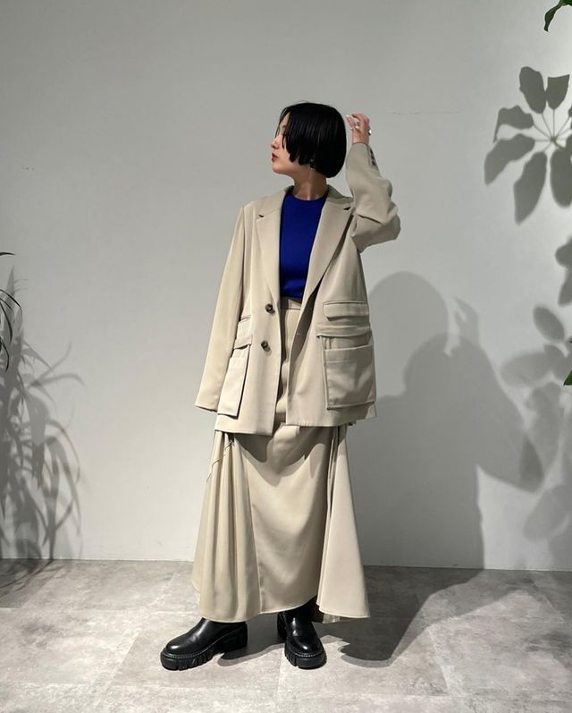 ASYMME GATHER SK【セットアップ着用可能】 | スカート | WOMEN'S