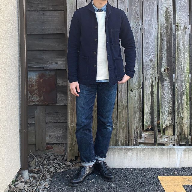 MOMOTARO JEANS 刺し子 ドビー カバーオールSAMPLE M桃太郎 - アウター