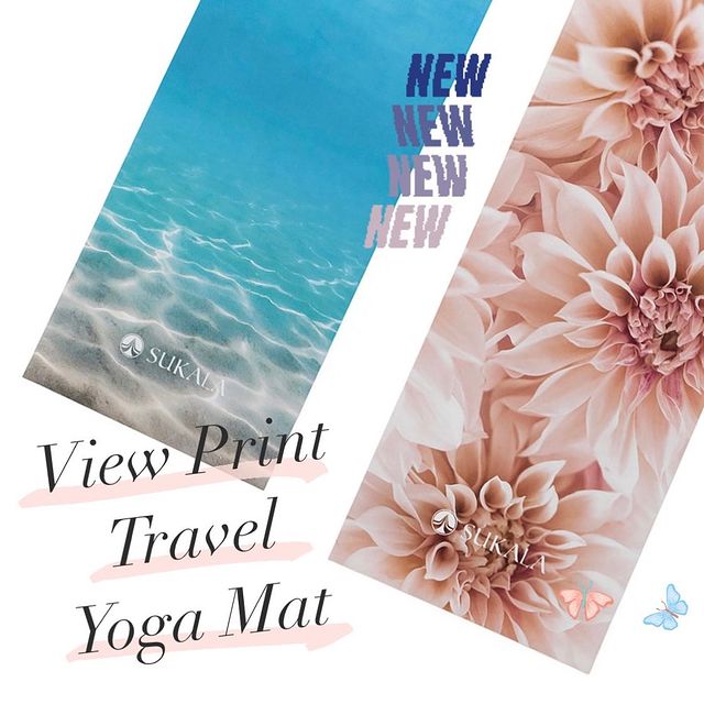 Lapre【SUKALA】VIEW PRINT TRAVEL YOGA MAT(WHITE STONE): ヨガグッズ