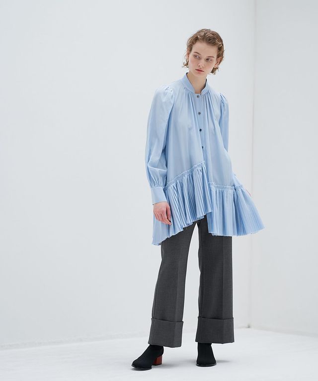 LANVIN ランバン センタープレスパンツ ストレート　綺麗め センタープレスパンツ|LANVIN COLLECTION | LANVIN COLLECTION