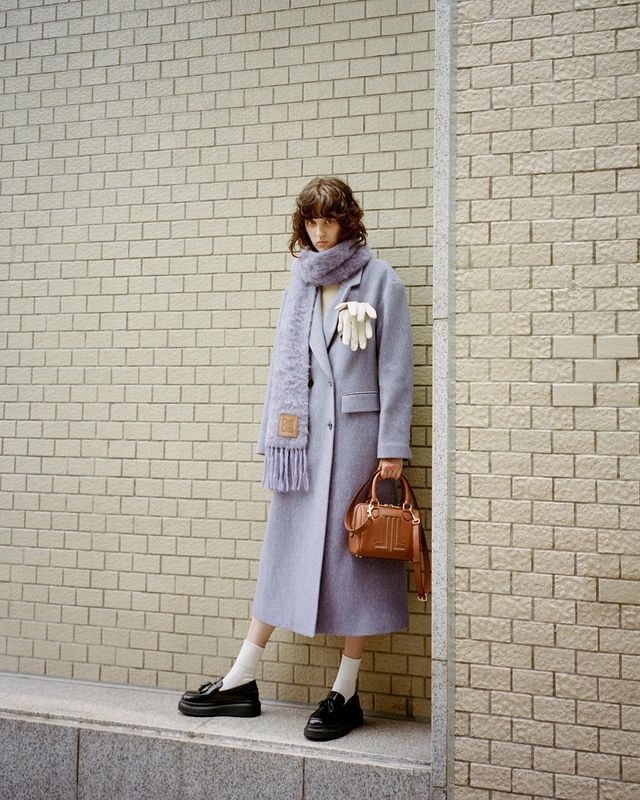 希少★ LANVIN ランバン コート ミックスツイード パール エルバス期 CAVALRY TWILL NEW MODS COAT [キャバリ—ツイル モッズコート