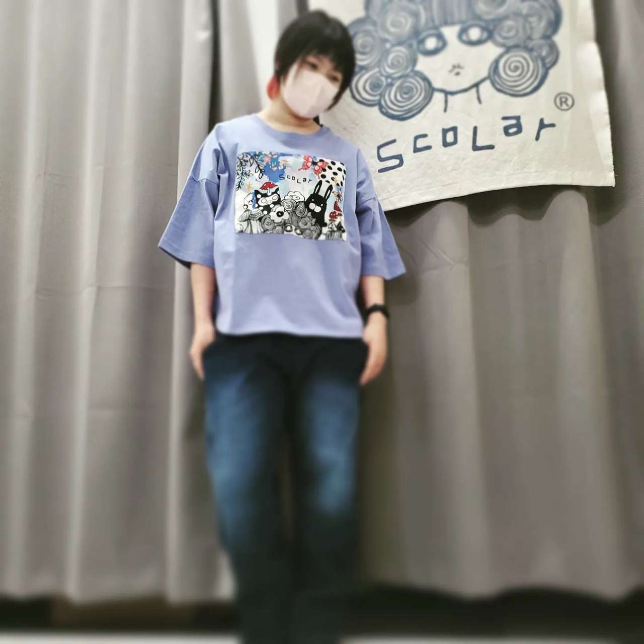 2002年春 ScoLar ☆ ScoLarキャラクター大集合アップリケTシャツ