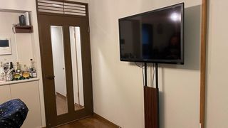 お部屋広々 壁寄せテレビスタンドWAT（ロータイプ BK）通販 | ニトリ 