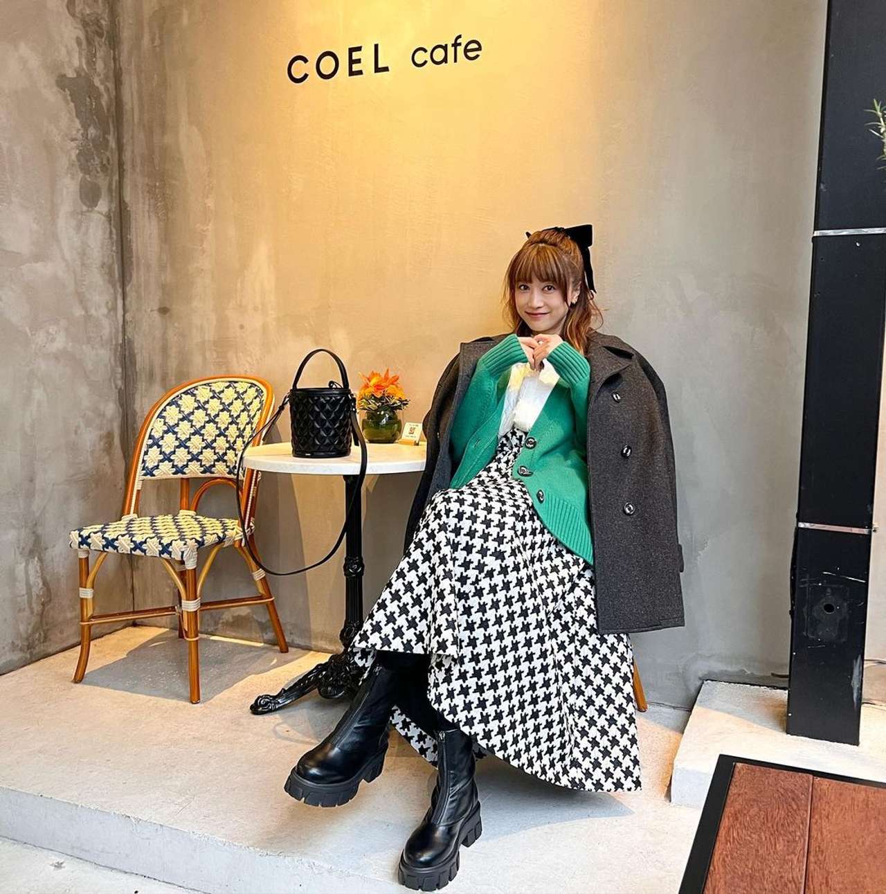 【安い店舗】【Rii様専用】コエル COEL フラワージャガード スカート スカート