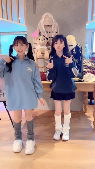 ハーフジップチュニック(120cm サックス): ジュニア - ナルミヤ