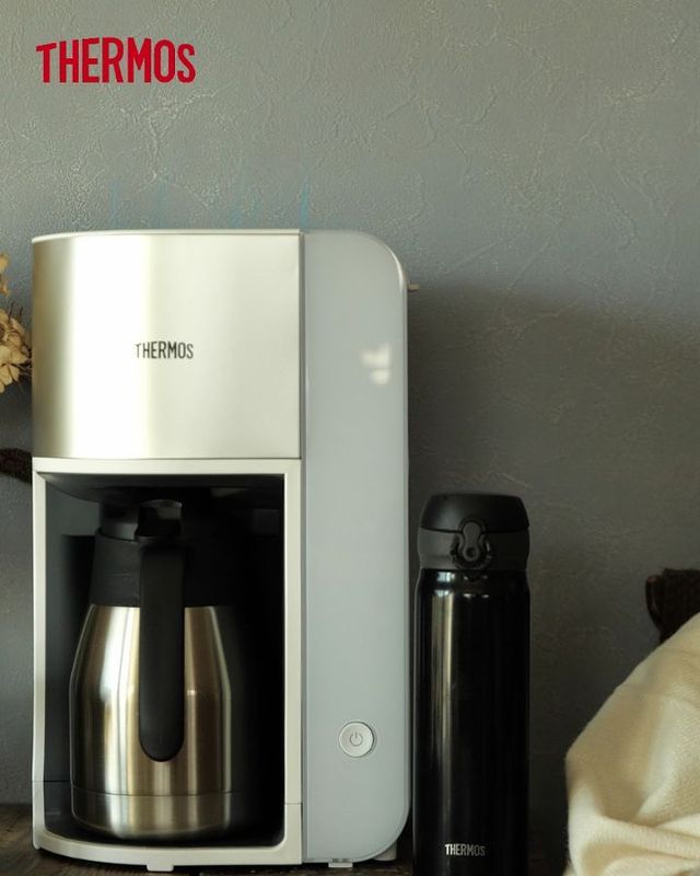 公式通販】真空断熱ポットコーヒーメーカー ECK-1000 ホワイト(WH 