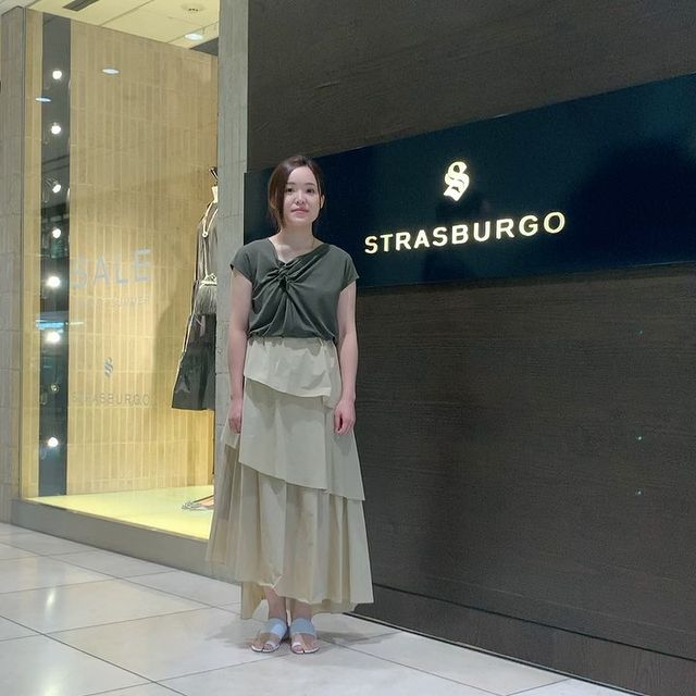 きます】 Drawer - STRASBURGO ティアードスカートの通販 by kokorin's