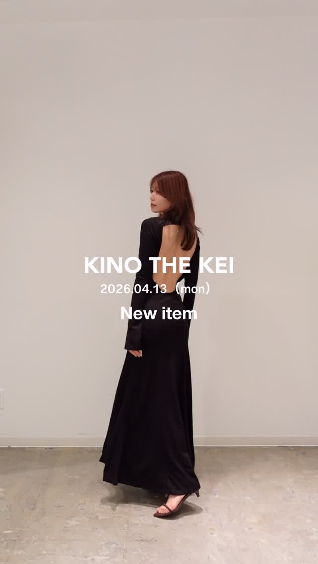 セカンドスキン シアー アシンメトリー トップス KINO THE KEI 全3色