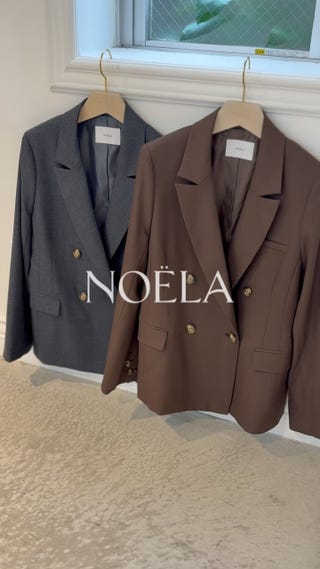 CHANEL ダブルブレストジャケット 38 ブラウン CHANEL ダブルブレストジャケット 38 ブラウン