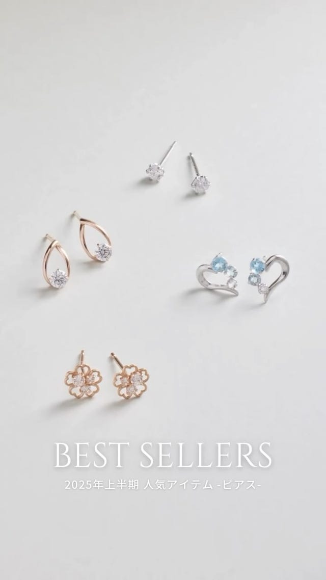 美品☆4°C K10PG 2wayパールピアス SETUP7｜les bon bon/2way pearl pierce 2wayパールピアス K10