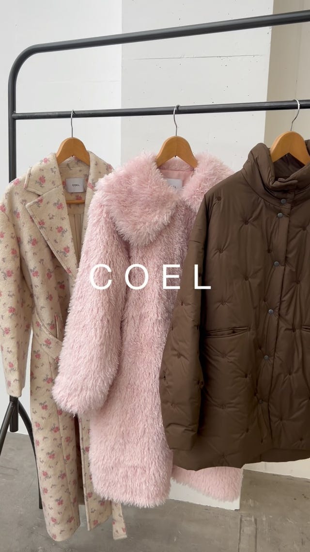 COEL Online Storeヴィンテージフラワーガウンコート(36 クリーム): OUTERS