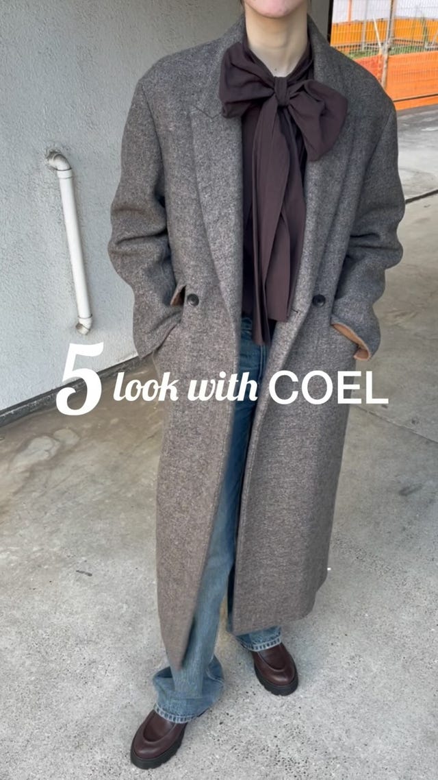 COEL Online Storeセーラーニットジャケット(F ライトグレー): TOPS